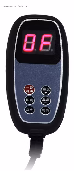 Nuevo estilo eléctrico plegable y portátil terapia de calor infrarrojo burbuja de aire SPA para pies masajeador de baño para pies con control remoto