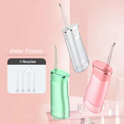 Irrigador oral electrónico de viaje inalámbrico impermeable mini portátil dental blanqueamiento dental agua Flosser