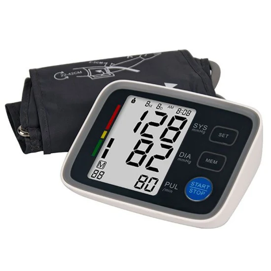 CE FDA ISO aprobado esfigmomanómetro electrónico Bp máquina OEM ODM Digital parte superior del brazo Monitor de presión arterial digital para uso médico y en el hogar